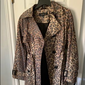Jones all weather leopard print coat